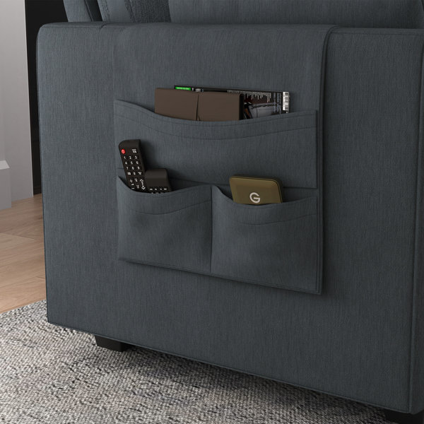 Winston Porter Nolitta U Shaped Reversible Sectional Sofa With Storage